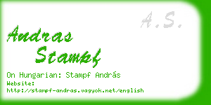 andras stampf business card